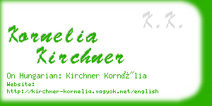 kornelia kirchner business card